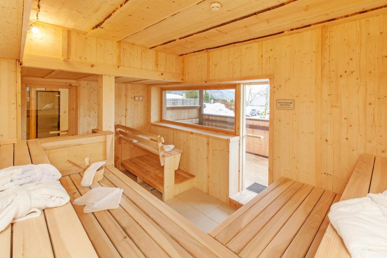 Appartement Predigstuhlblick Mit Indoorpool Und Sauna Bad Goisern Esterno foto