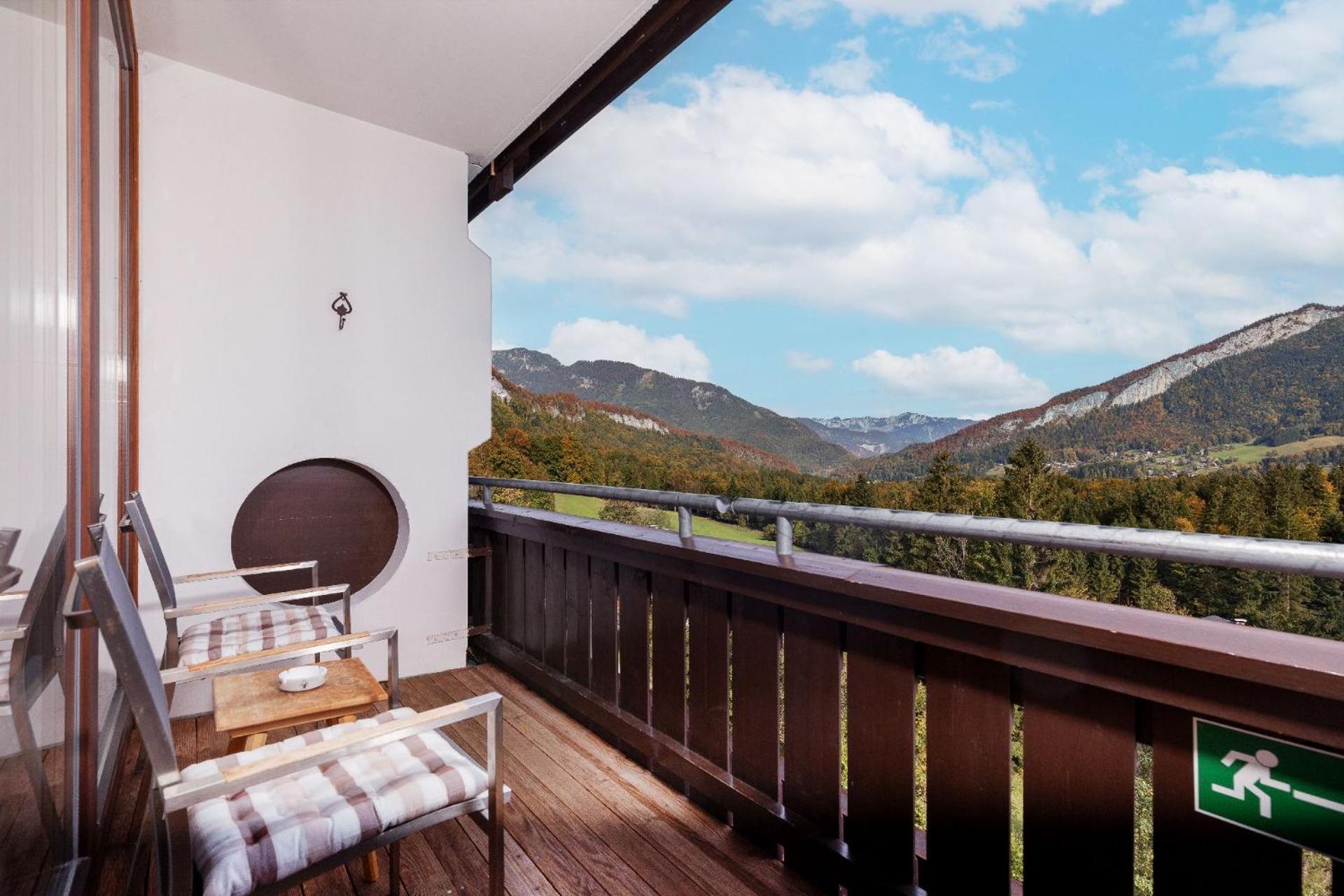 Appartement Predigstuhlblick Mit Indoorpool Und Sauna Bad Goisern Esterno foto
